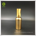 best selling cosmetic container gold glass bottle